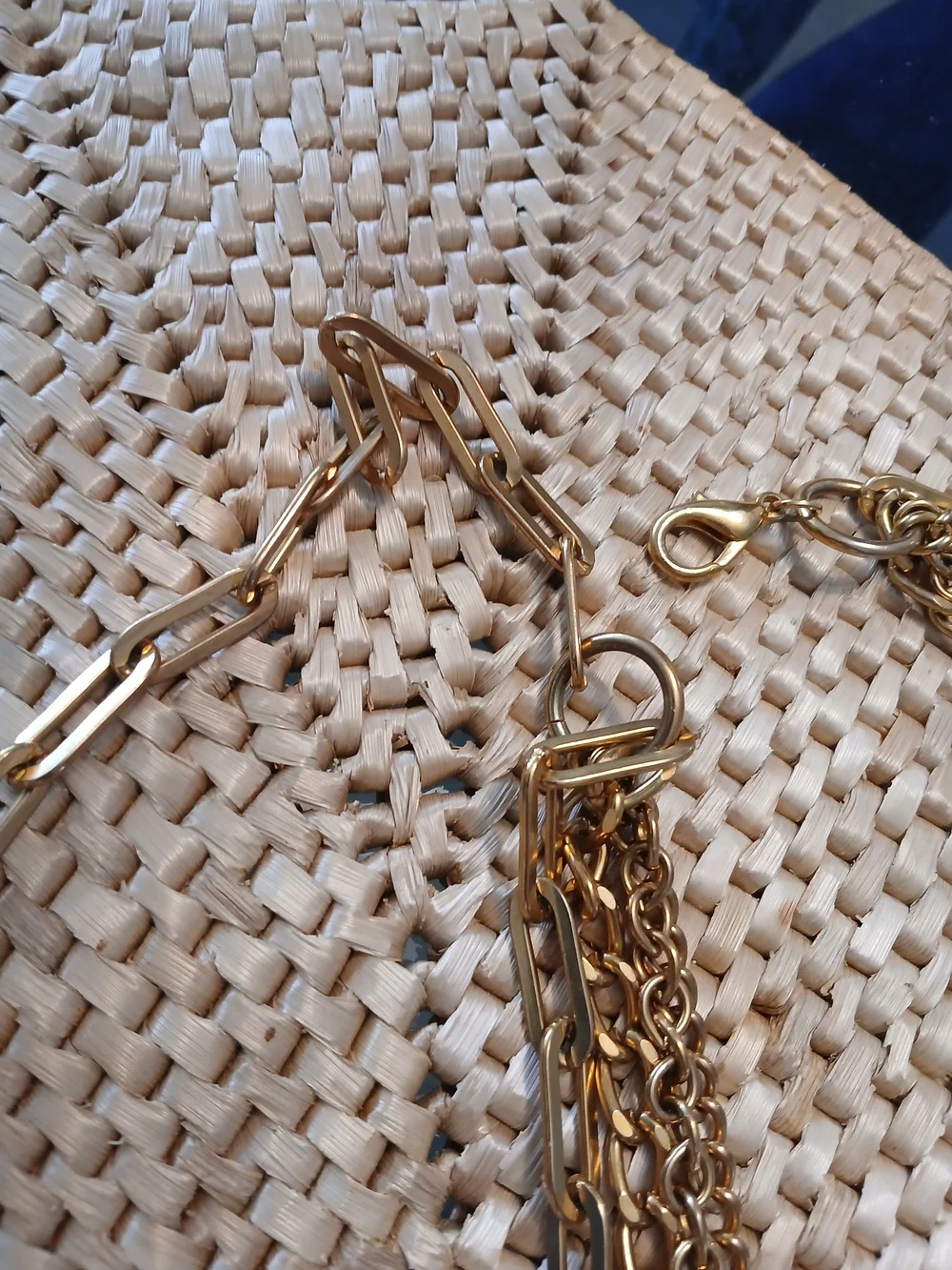 Layered Gold-Tone Multi Chain Belt. Vintage 80s